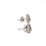 Tiffany and Co 0.50 Carat Round Brilliant Diamond Platinum Stud Earring