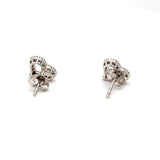 Tiffany and Co 0.50 Carat Round Brilliant Diamond Platinum Stud Earring