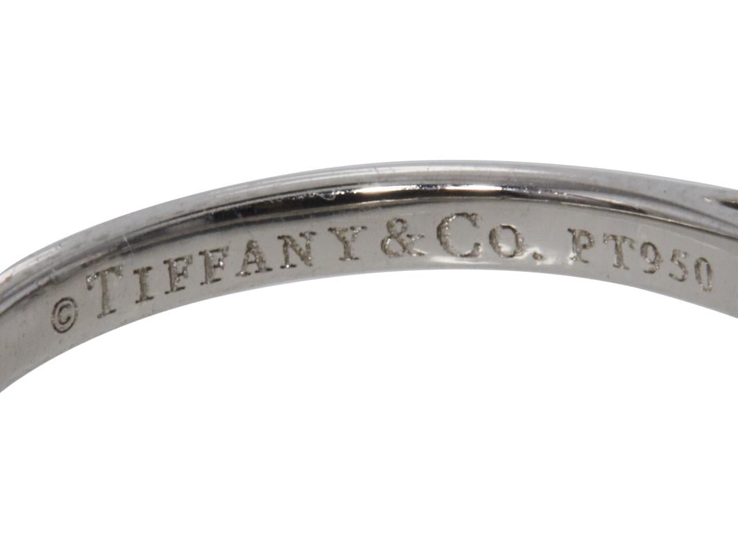 Tiffany & Co Platinum Engagement Ring with 2.43 Ct Emerald G-VVS2 GIA Diamonds