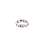 Tiffany and Co 1.00 Carat Round Brilliant Diamond White Platinum Band Ring