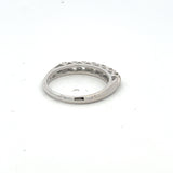 0.21 Carat Round Brilliant G SI1 Diamond Platinum Band Ring