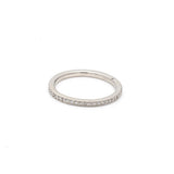 Tiffany & Co 0.49 Carat Round Brilliant G VS2 Diamond Platinum Band Ring