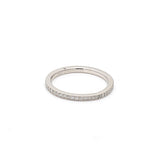 Tiffany & Co 0.49 Carat Round Brilliant G VS2 Diamond Platinum Band Ring