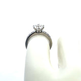 Tiffany & Co 1.59 Carat Round Brilliant G VS1 Diamond Platinum Engagement Ring