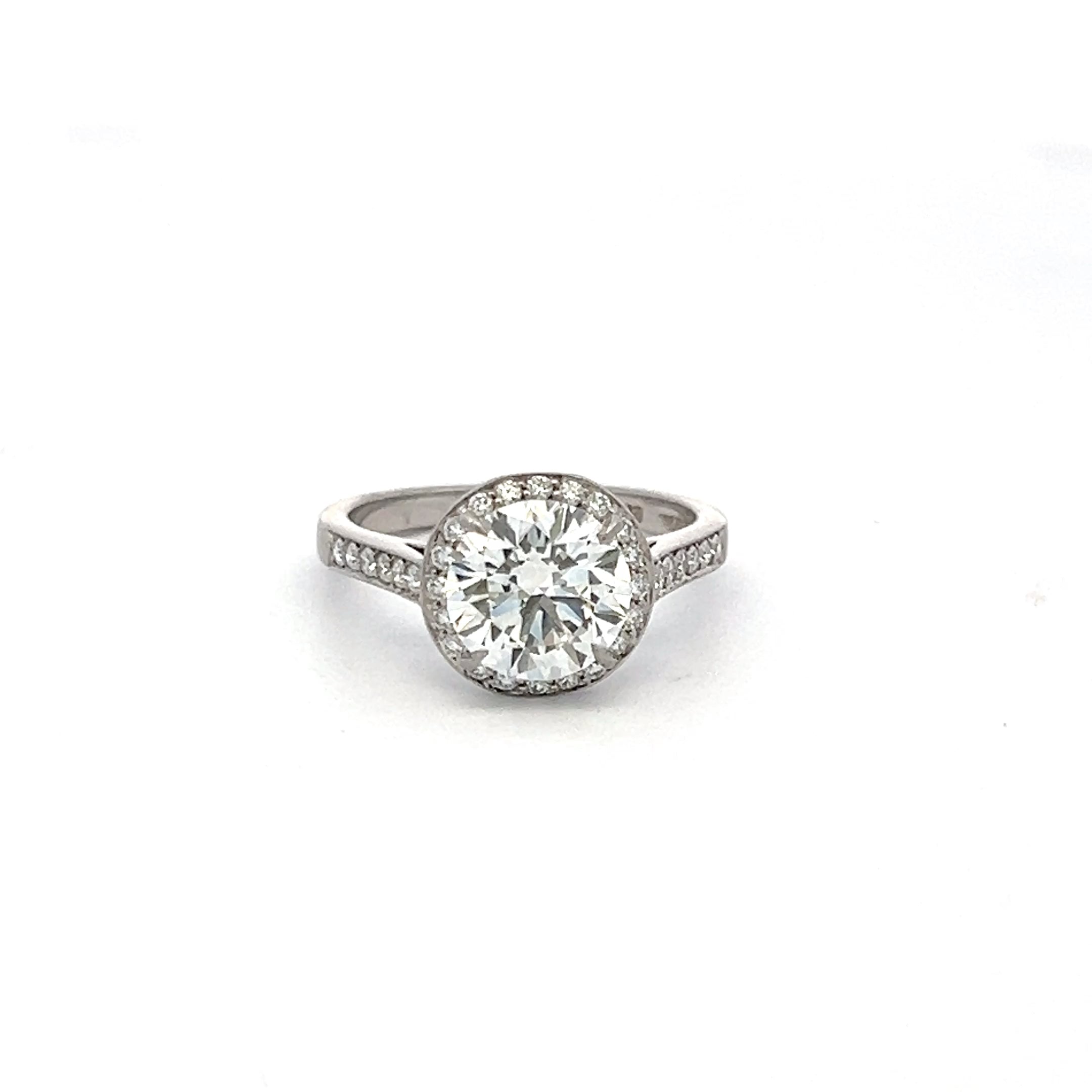 2.12 Ct Round Brilliant Diamond Natural H-VVS2 with GIA Certificate
