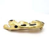 Yellow Gold Leopard Pin