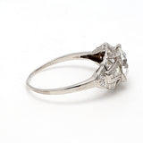 1.94 Carat Circular Brilliant Cut H VS1 Diamond Platinum Engagement Ring