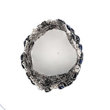 133.50 Carat Mixed Cut Sapphire 14.00 Carat Diamond 18K WG Gemstone Bracelet