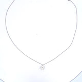Tiffany and Co 1.12 Carat Round Brilliant G-VVS2 Diamond Platinum Pendant Necklace