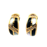 0.15 Carat Diamond 18 Karat Yellow Gold Clip On Earrings