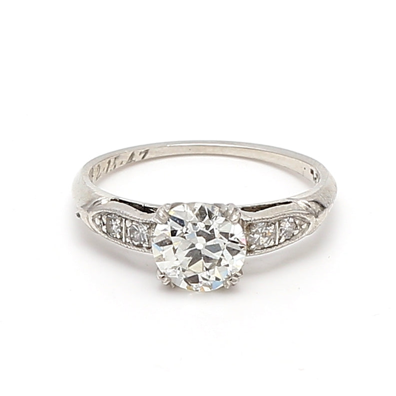 GIA Certified 1.19 Ct Old European Cut Diamond K-I1 Natural Loose