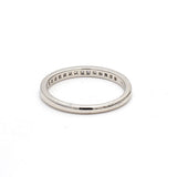 Tiffany & Co 0.48 Carat Round Brilliant H SI1 Diamond Platinum Band Ring