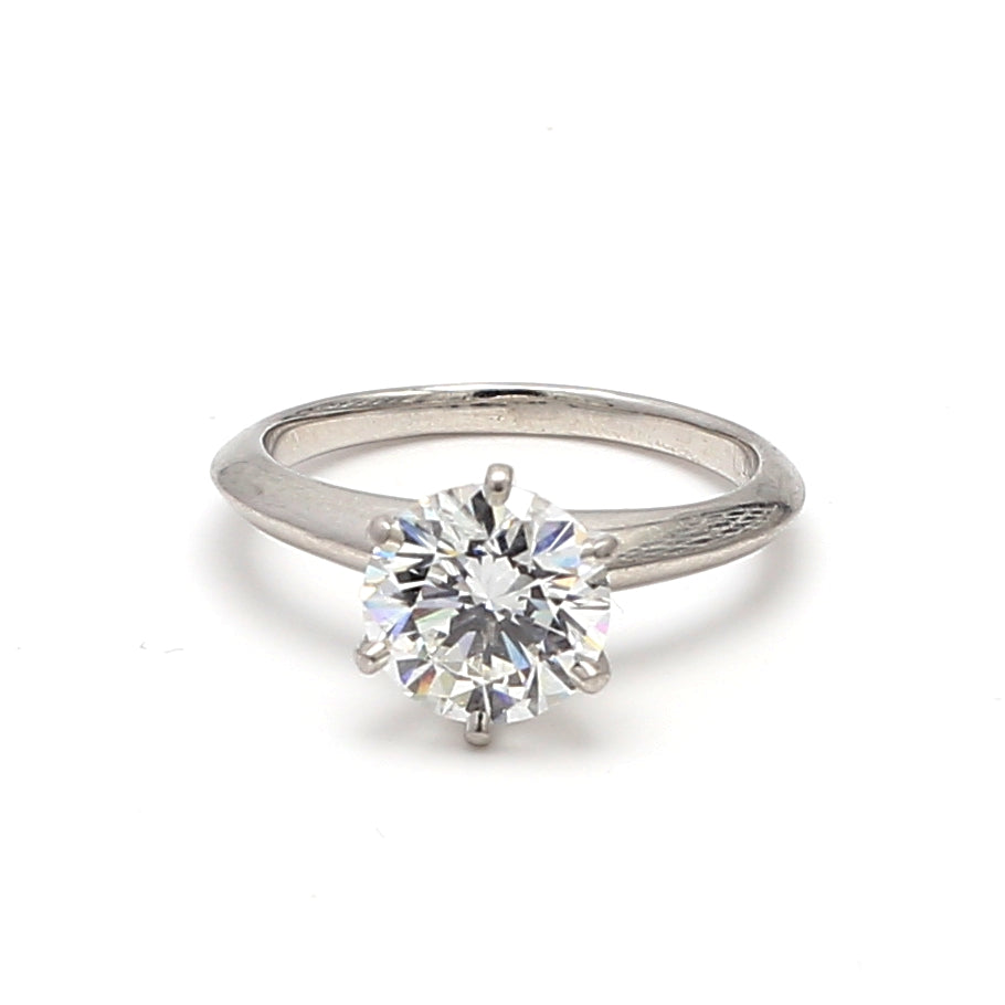 GIA Certified Loose 2.01 Ct Round Brilliant Diamond Natural F-VS2