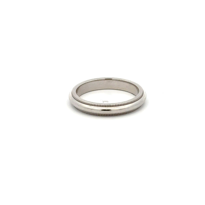 Tiffany & Co Vintage 5.00 Grams Size 5 Platinum Band Ring