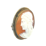 Vintage 12.20 Grams Gold Fill Cameo Pin