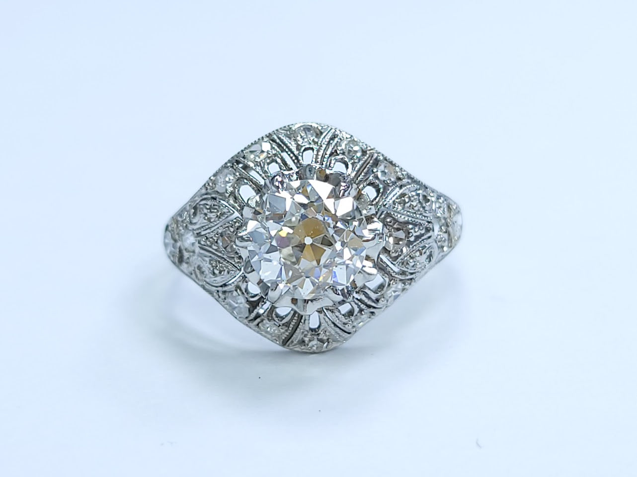 1.43 Carat Old European Cut Diamond I-SI1 Natural Loose GIA Conflict-Free