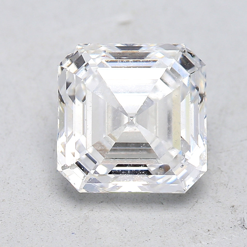 0.92 Ct Asscher Cut Diamond Natural Loose H-SI1 GIA, natural diamonds, precious stones, engagement diamonds