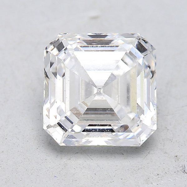 4.06 Carat Asscher Cut Natural Mined Diamond L Color SI1 Clarity With GIA Certificate, natural diamonds, precious stones, engagement diamonds
