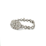 4.00 Carat Round Brilliant and Other Cut I VS2 Diamond Platinum Art-Deco Bracelet
