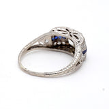1.74 Carat Old European Cut K-VS1 Diamond Platinum Wedding Ring
