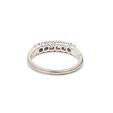 0.90 Carat Round Brilliant G VS1 Diamond White Platinum Band Ring