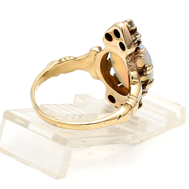 0.30 Carat Round Brilliant H SI1 Diamond 18 Karat Yellow Gold Gems Stone Ring