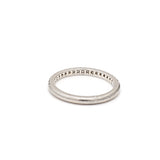 Tiffany & Co 0.20 Carat Round Brilliant F VS1 Diamond Platinum Eternity Band Ring