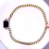 1.55 Carat Round Brilliant G VS2 Diamond 14 Karat Yellow Gold Gems Stone Necklace