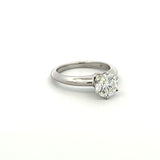 Tiffany & Co 1.07 Carat Round Brilliant H VVS1 Diamond Platinum Engagement Ring