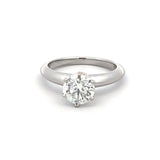 Tiffany & Co 1.07 Carat Round Brilliant H VVS1 Diamond Platinum Engagement Ring