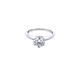 Tiffany & Co 1.04 Carat Round Brilliant G VS1 Diamond Platinum Engagement Ring