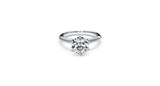 Tiffany & Co 1.04 Carat Round Brilliant G VS1 Diamond Platinum Engagement Ring