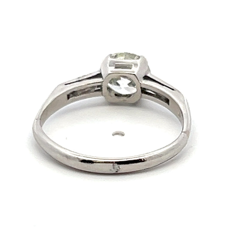 1.13 Carat Circular Brilliant Cut  and other Diamonds Platinum Engagement Ring