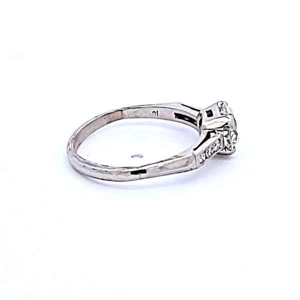1.13 Carat Circular Brilliant Cut  and other Diamonds Platinum Engagement Ring