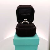 Tiffany & Co 1.01 Carat Round Brilliant H VS2 Diamond Platinum Engagement Ring