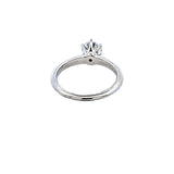 Tiffany & Co 1.01 Carat Round Brilliant H VS2 Diamond Platinum Engagement Ring