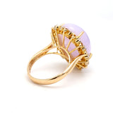 0.14 Carat Round Brilliant G SI1 Diamond 14 Karat Yellow Gold Gems Stone Ring