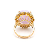 0.14 Carat Round Brilliant G SI1 Diamond 14 Karat Yellow Gold Gems Stone Ring