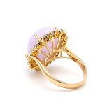 0.14 Carat Round Brilliant G SI1 Diamond 14 Karat Yellow Gold Gems Stone Ring