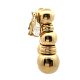Boucheron Vintage 27.20 grams 18 Karat Yellow Gold Drop Earrings