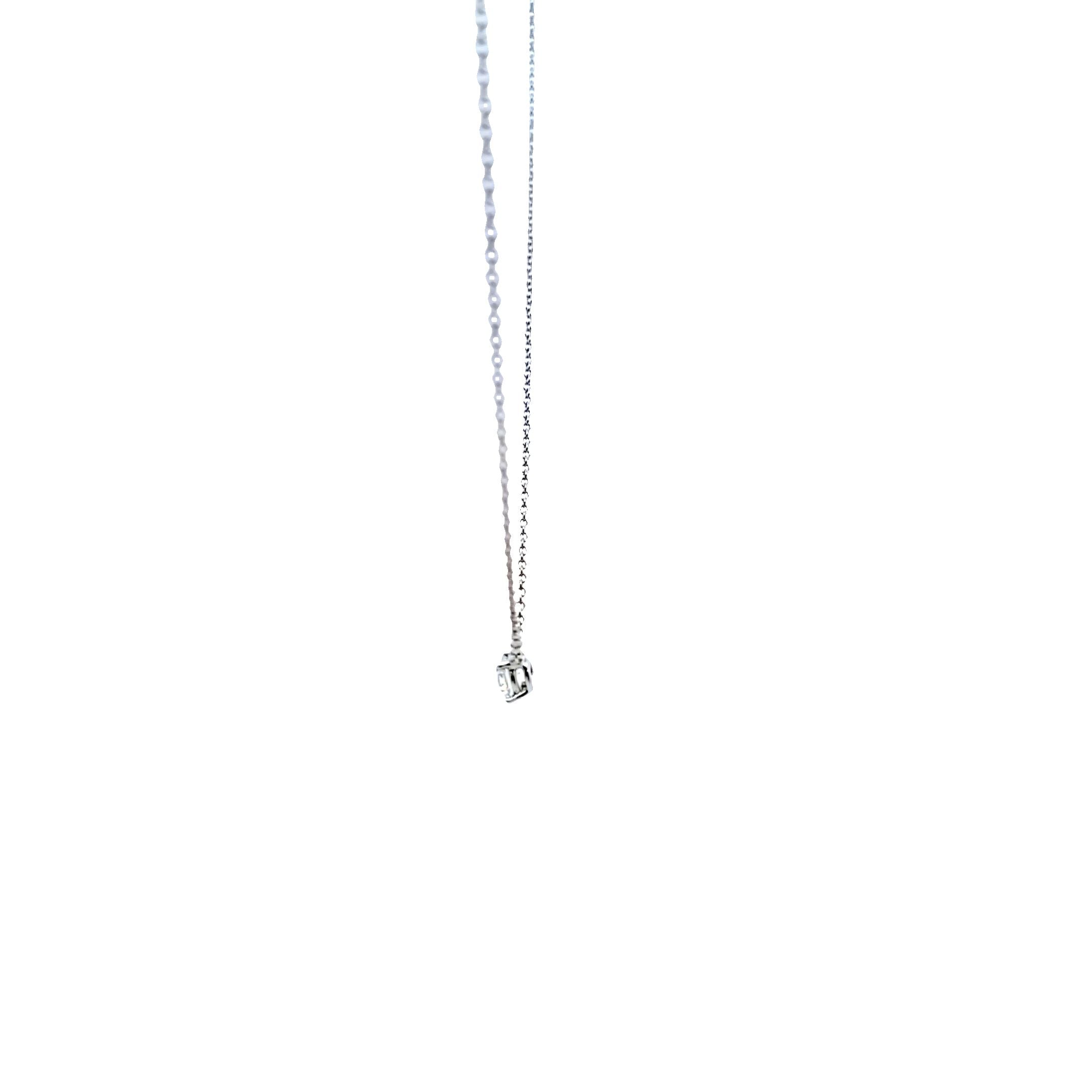 Tiffany and Co 0.96 Carat Round Brilliant G VVS1 Diamond Platinum Pendant Necklace