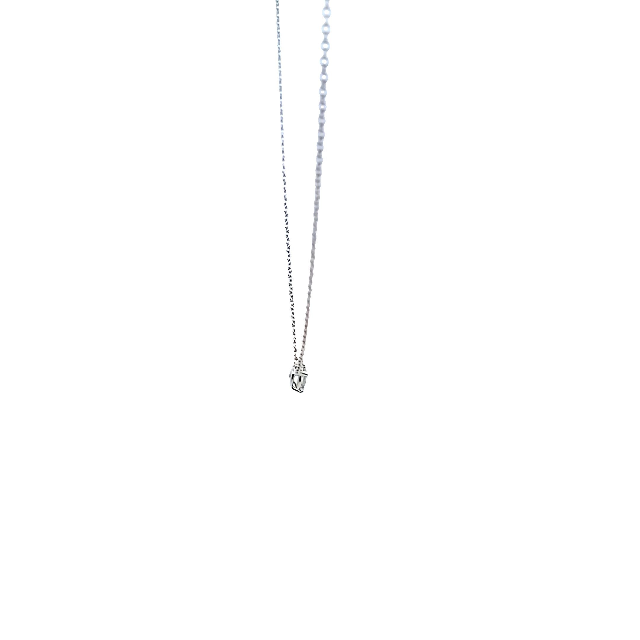 Tiffany and Co 0.96 Carat Round Brilliant G VVS1 Diamond Platinum Pendant Necklace