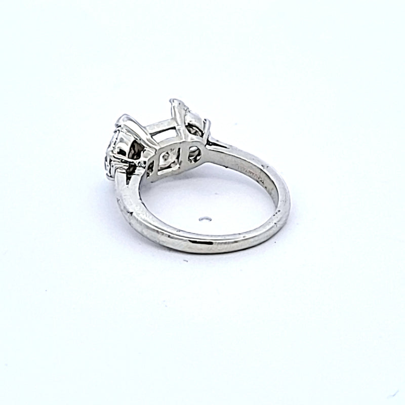 Tiffany & Co Semi-Mount Platinum Engagement Ring