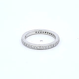 Tiffany & Co 0.25 Carat Round Brilliant F VS1 Diamond Platinum Band Ring