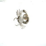 Tiffany & Co 2.75 Carat Round Brilliant Diamond Pearl Platinum Crab Brooch