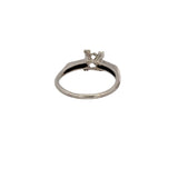 Diamond Platinum Semi Mount Ring