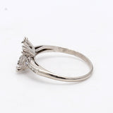 Diamond Platinum Semi Mount Ring