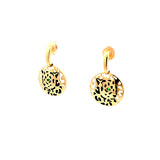 Cartier Panther DE 18 Karat Yellow Gold Dangling Earrings