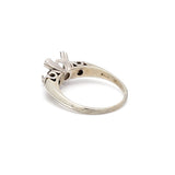 White Gold Semi Mount Ring