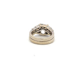 0.50 Carat Tapered Baguette Shape I VS2 Diamond 14 Karat White Gold Semi Mount Ring